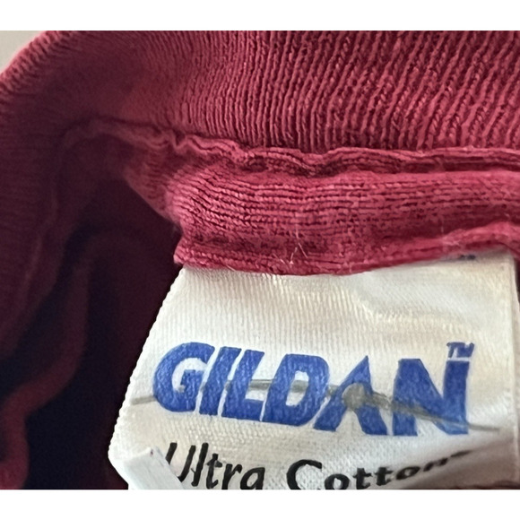 Stanford Political Science Tee Adult Size Medium Red "Not the Size of Your N" - Picture 8 of 9